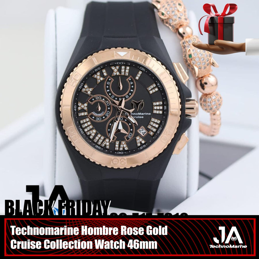 Technomarine Men's Rose Gold / Cruise Collection Watch 46mm 