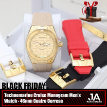 Load image into Gallery viewer, Technomarine Cruise Monogram Men&#39;s Watch - 46mm, Four Straps
