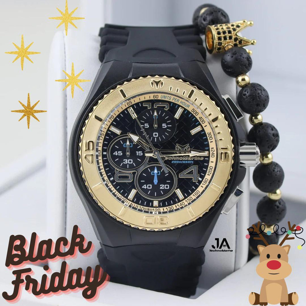 Technomarine Men's Cruise Jellyfish 46mm Black