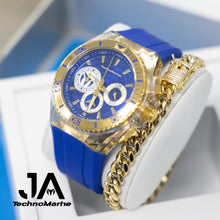 Cargar imagen en el visor de la galería, TechnoMarine Cruise California Men&#39;s Watch - 46.65mm, Blue Pulsera Cubana
