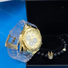 Cargar imagen en el visor de la galería, Technomarine Cruise Steel Men&#39;s Watch - Clear 45mm,

