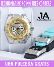 Cargar imagen en el visor de la galería, Technomarine Mujer Cruise Silicone Band Swiss Quartz Watch 40mm
