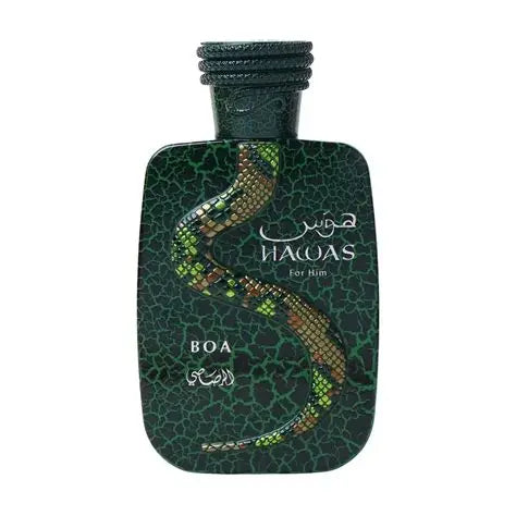 Hawas For Him Boa Eau De Parfum Rasasi Unisex 3.38oz + 5 % Descuento Adicional