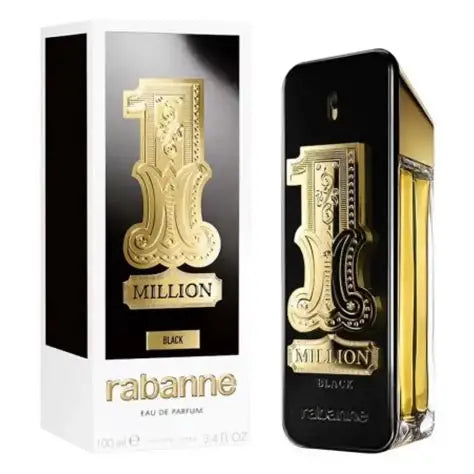 One Million Black Rabanne Eau De Parfum by Paco Robanne 3.4oz + 5% De Descuento Adicional