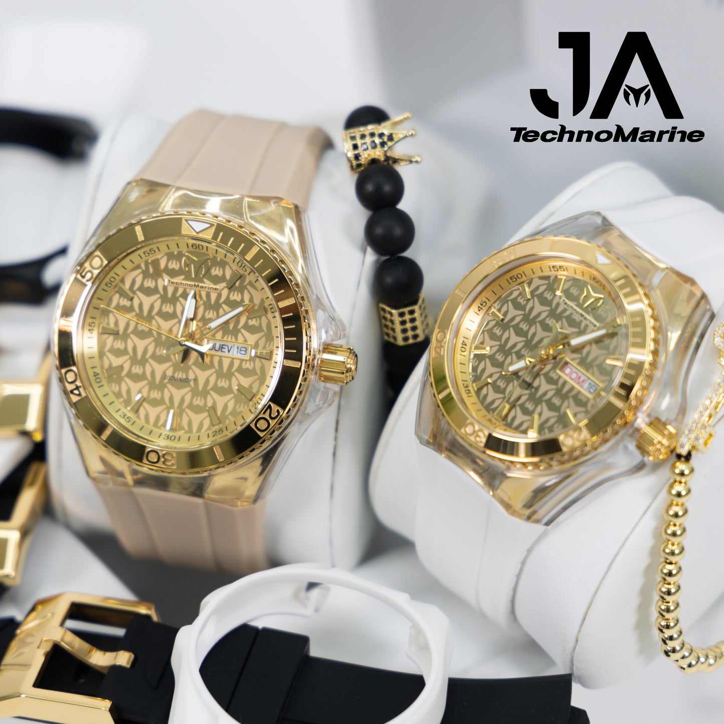Set Technomarine Cruise Monogram 46mm Man and cruise monogram 40mm Woman 