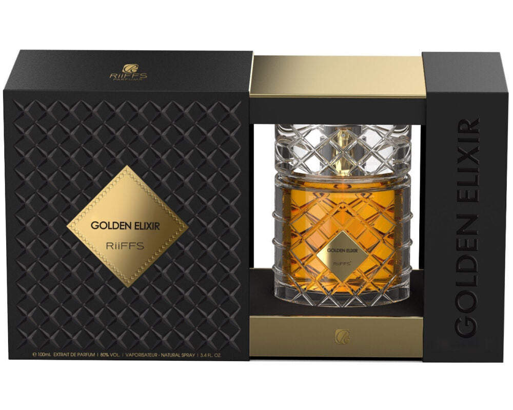 GOLDEN ELIXIR RIFFS 3.4OZ 5% DE DESCUENTO ADICIONAL TOTAL DESCUENTO APLICADO $26.50