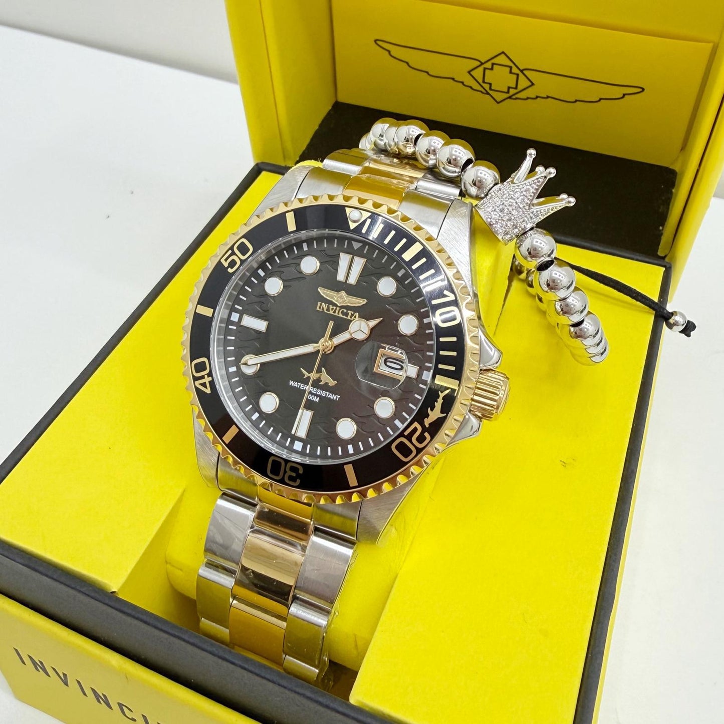 Invicta Pro Diver Men's Watch - 43mm, Steel, Gold