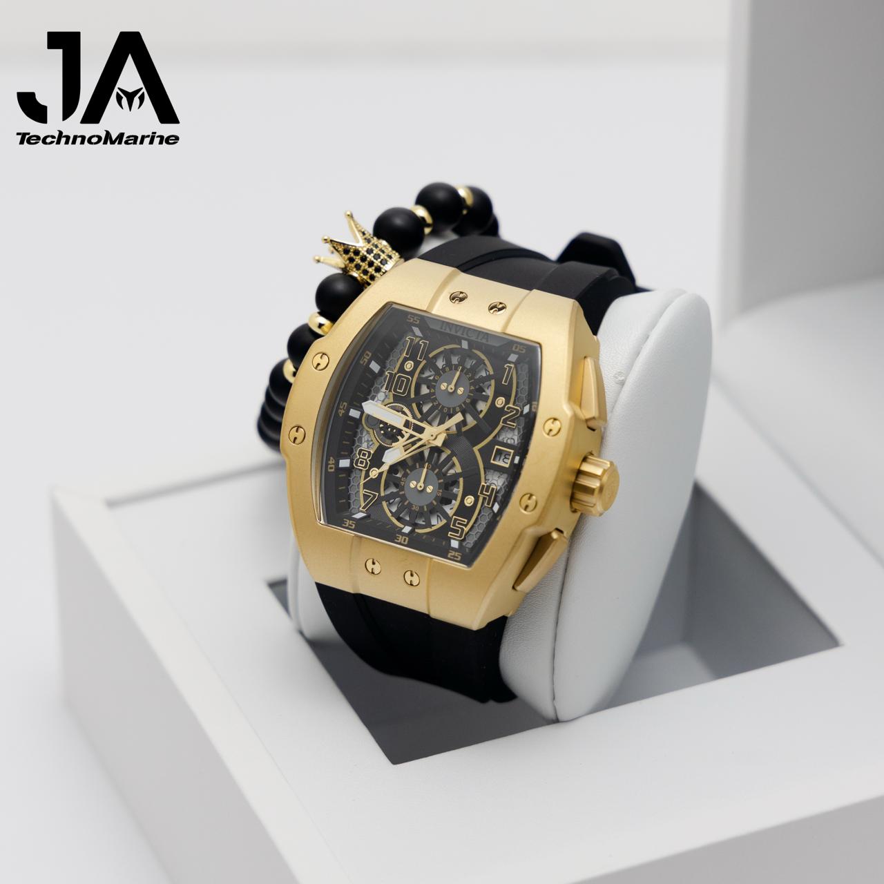 Invicta Racing Gridlock Men's Watch - 47mm, Black Una Pulsera Gratis