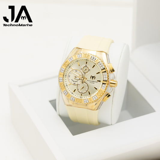 Technomarine Vvs moissanite Custom Cruise Star Champagne 46mm Modelo 52