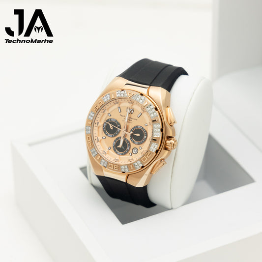 Technomarine Vvs moissanite Custom Cruise Men's Quartz Watch - 45mm Modelo 52