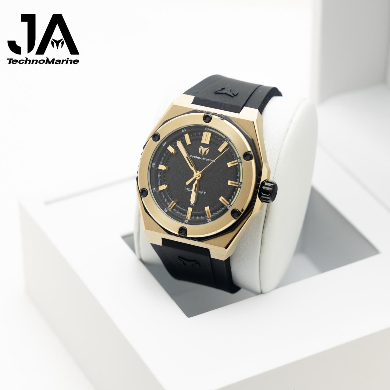 TechnoMarine Coral Legacy Sport Men's Watch  45mm, Black , Pulsera Gratis