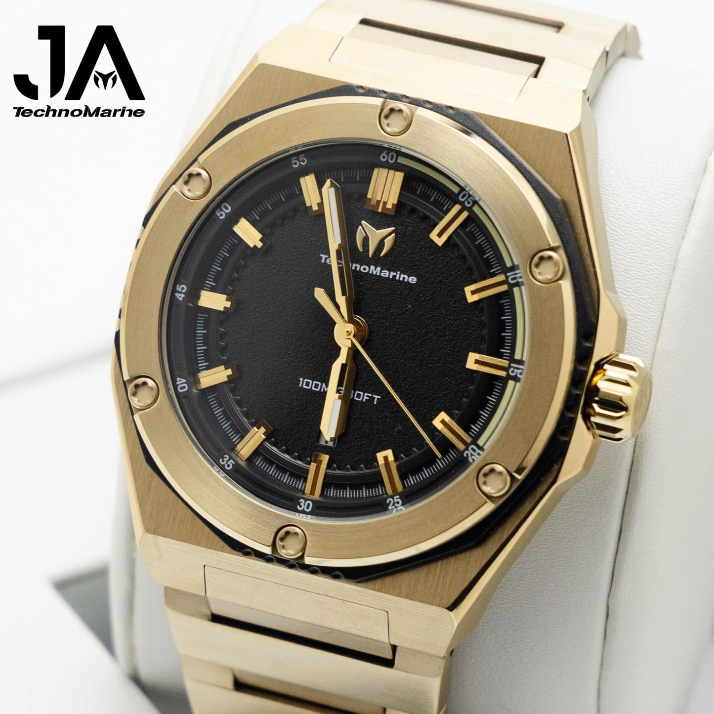 TechnoMarine Coral Legacy Men's Watch - 45mm, Gold  Pulsera Gratis