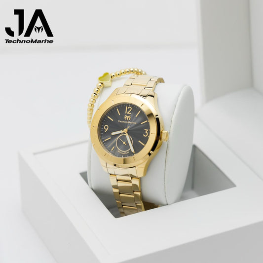 TechnoMarine MoonSun MoonSun Women Watch - 42mm, Gold