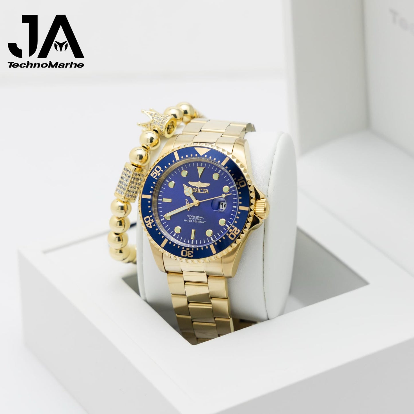 Invicta Pro Diver Men's Watch - 43mm, Steel, Gold