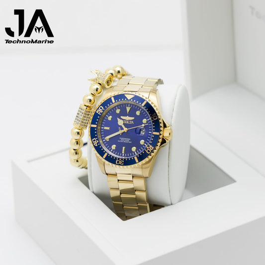 Invicta Pro Diver Men's Watch - 43mm, Steel, Gold