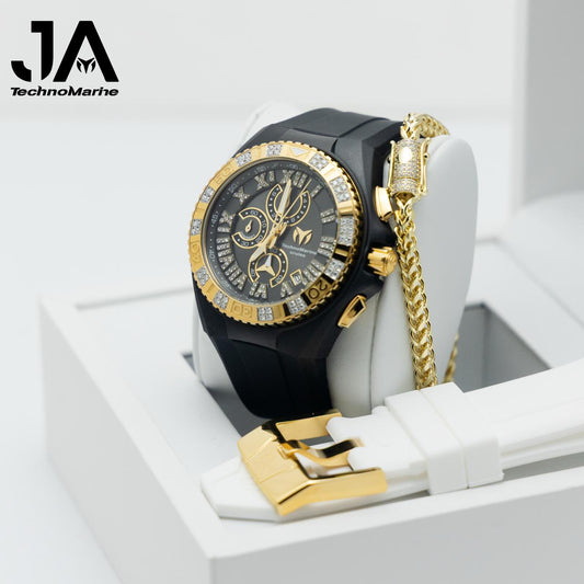 Technomarine Custom Cruise Star Gold With Black Dial, Special Model 65