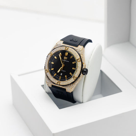 TechnoMarine Coral Legacy Dorado 45mm VVS1 Moissanite (Hombre)