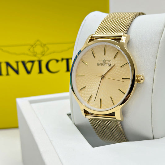 Invicta Wildflower Unisex Watch - 38mm, Gold