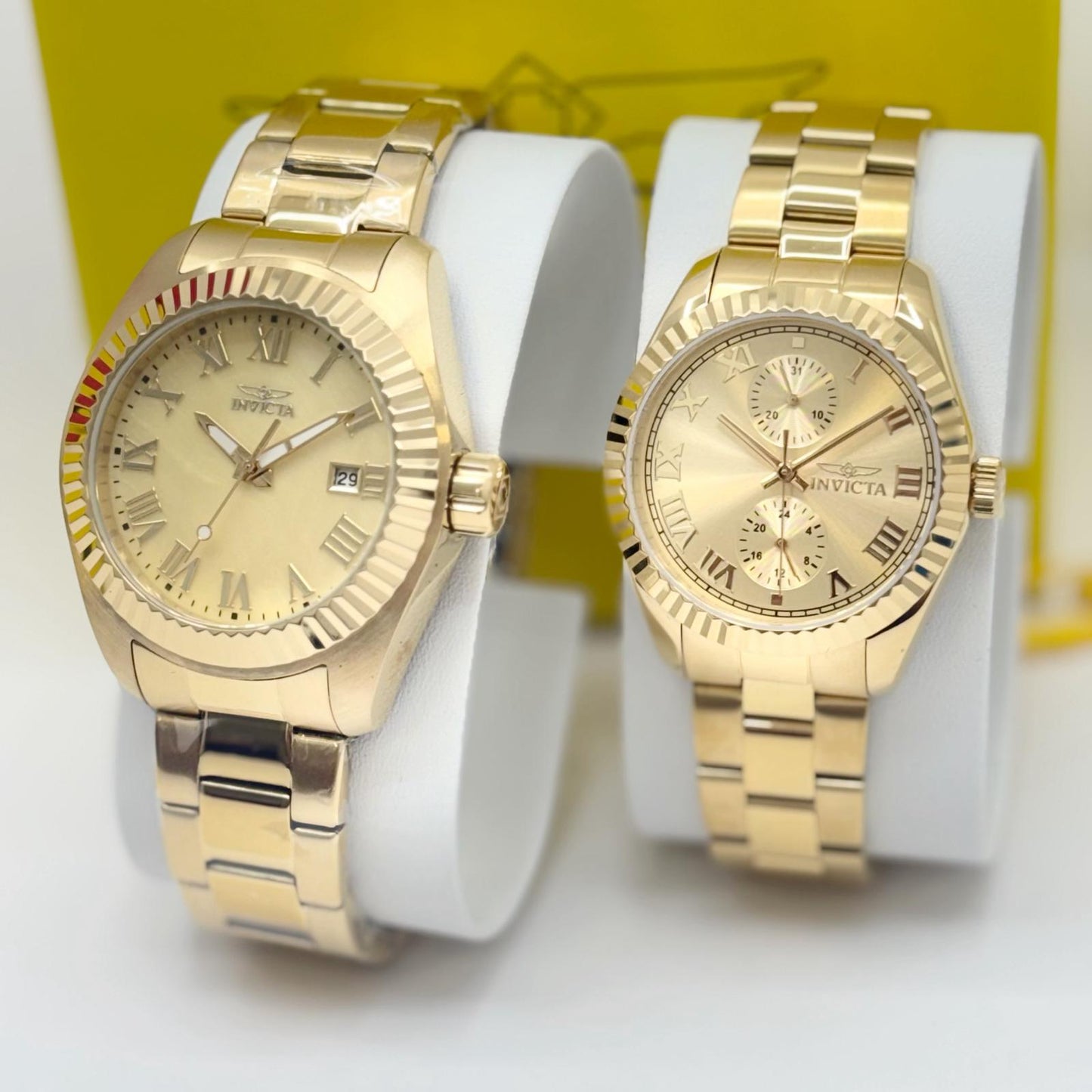 Invicta Specialty Belmont Women's Watch - 36mm, Gold,Invicta ANGEL Watch - 40mm, Gold