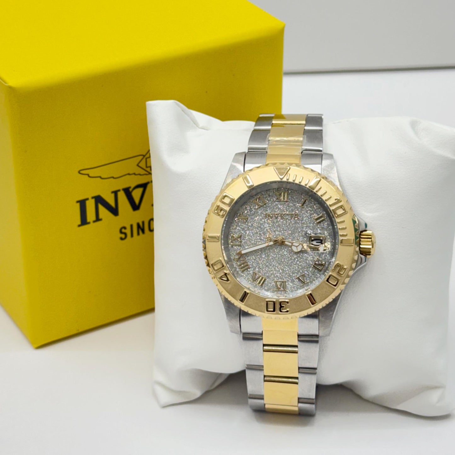 Invicta Angel Swiss Ronda 515 Caliber Women's Watch - 40mm, STEEL  AND GOLD