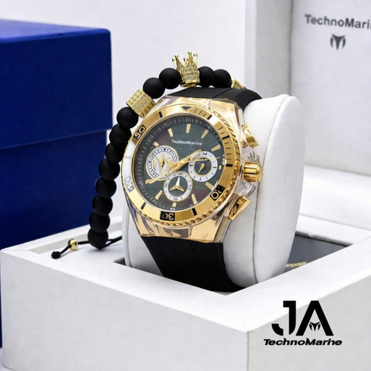 Technomarine Men's Cruise California Men's Watch w/ Metal, &amp; Oyster Dial