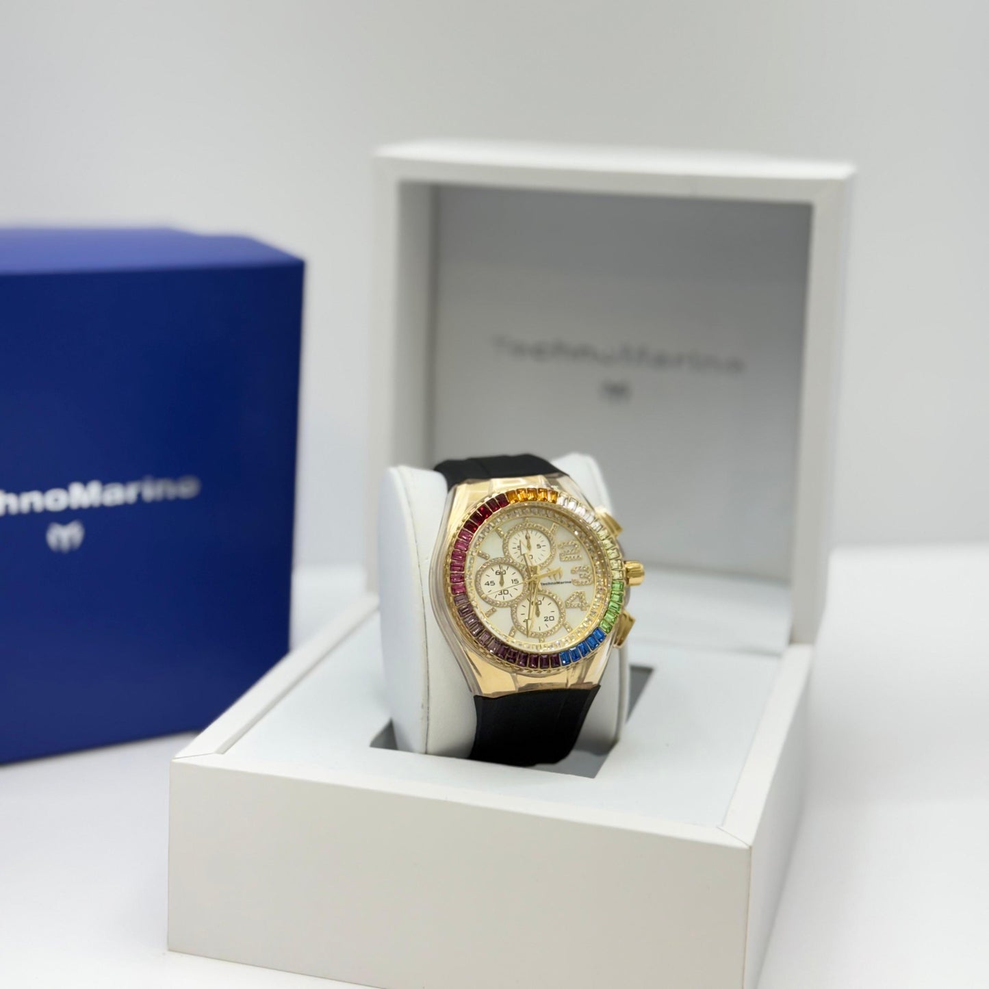 Technomarine Custom Cruise Glitz 45mm Black Rainbow