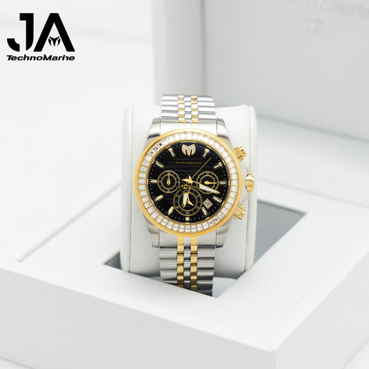 Technomarine Men Manta Ray Chronograph Quartz White Dial 42 mm