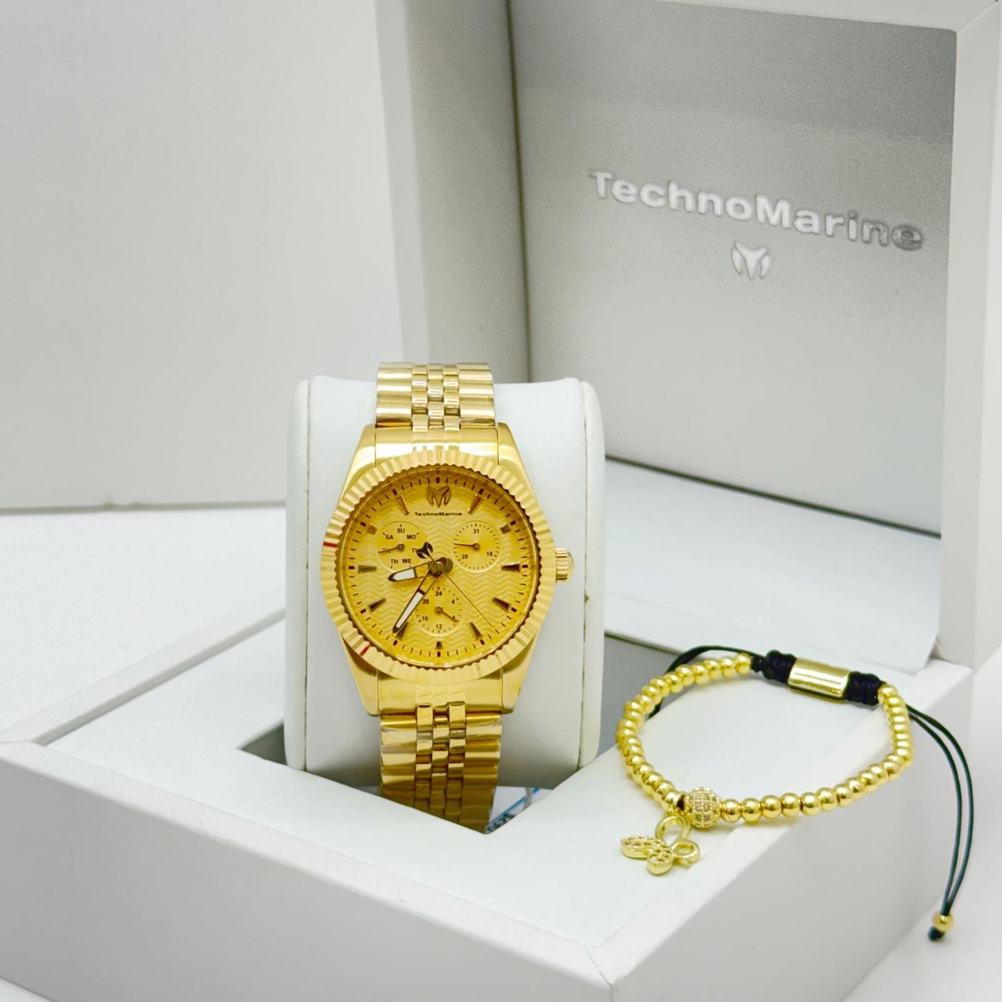 TECHNOMARINE Sea Dream Quartz Dial Watch 38mm Incluye Pulsera Gratis