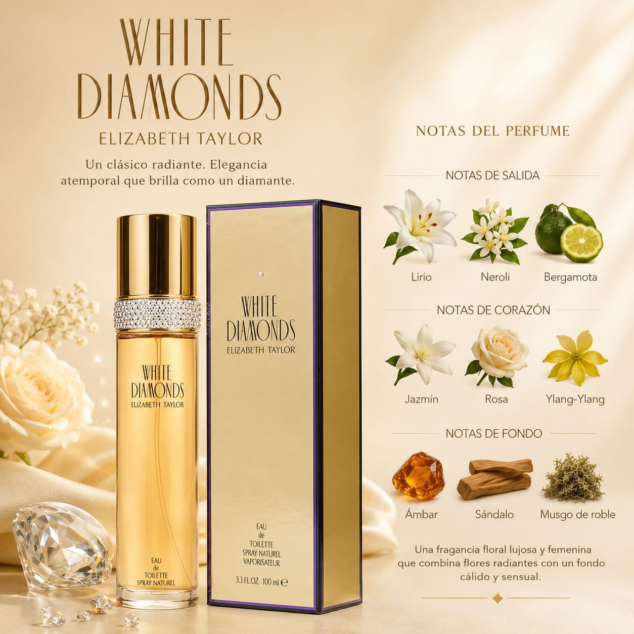 White Diamonds Elizabeth Taylor para Mujeres