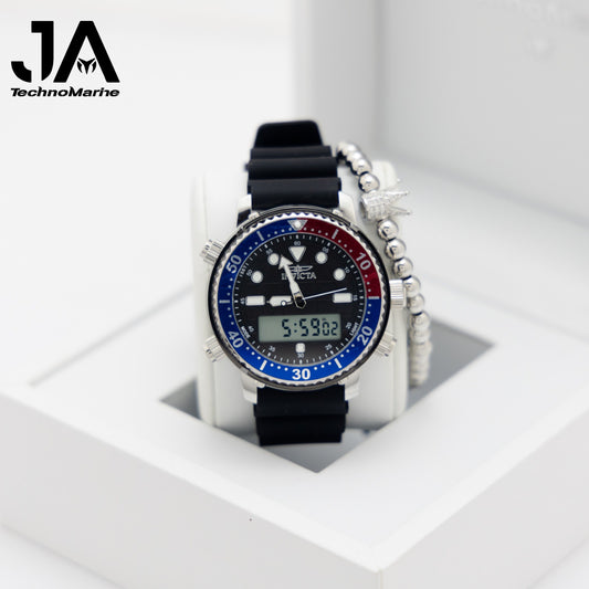 Invicta Pro Diver Digital Men's Watch - 46.5mm. Black Una Pulsera Gratis
