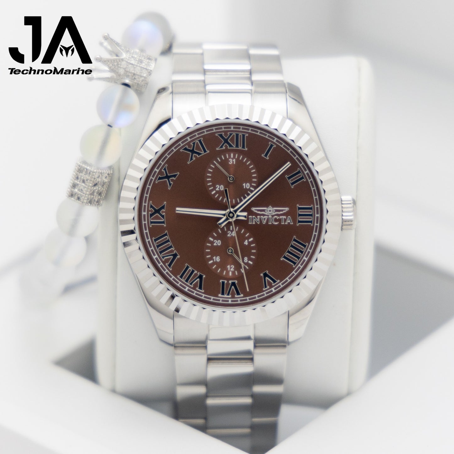 Invicta Specialty Men's Watch Bundle - 43mm, Steel Una Pulsera Gratis