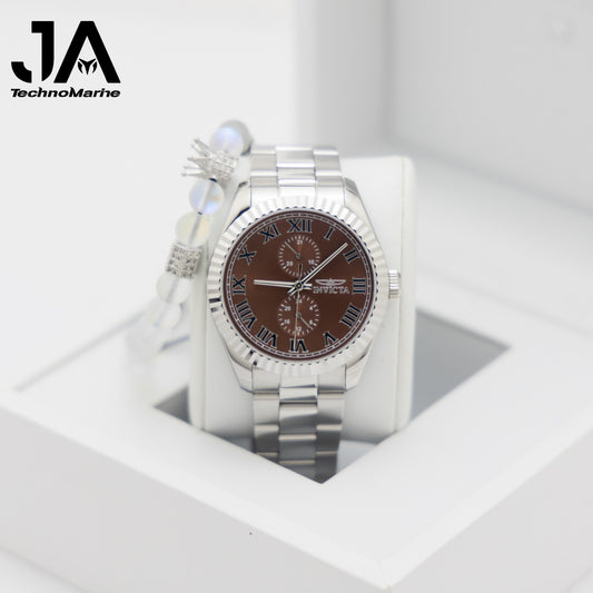 Invicta Specialty Men's Watch Bundle - 43mm, Steel Una Pulsera Gratis
