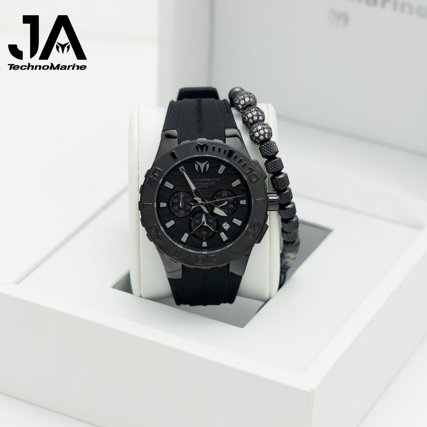 Technomarine Cruise Medusa Chronograph Gold Dial Men's Watch