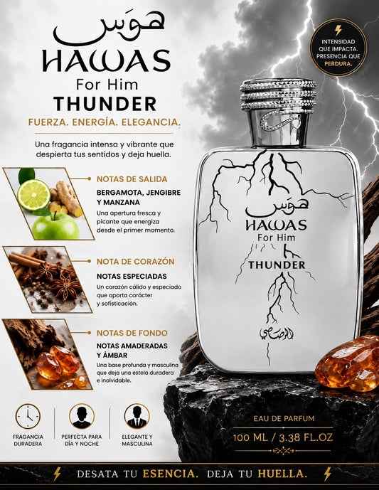 Hawas Thunder Rasasi para Hombres