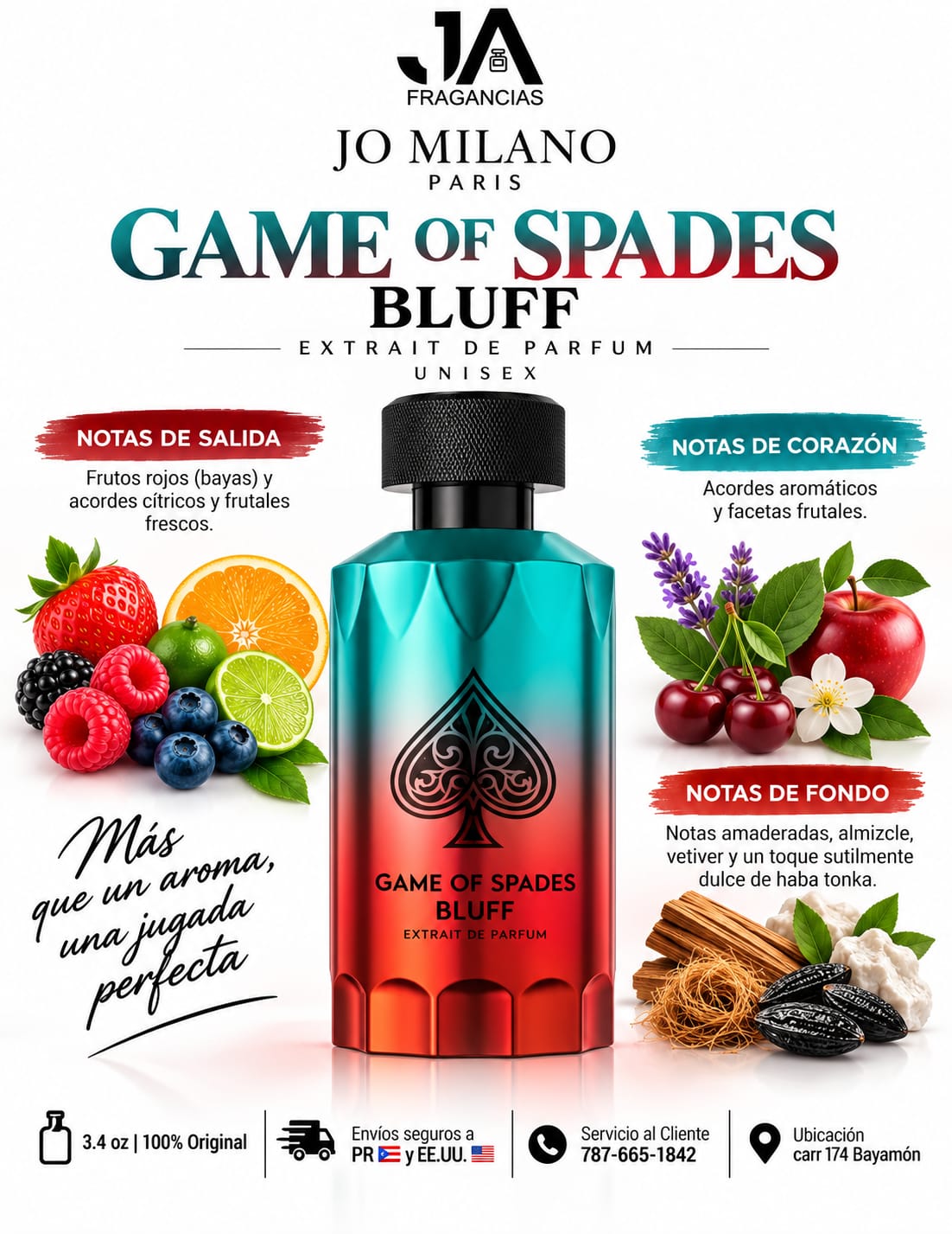 Game Of Spades Bluff Extrait De Parfum 5% De Descuento Adicional