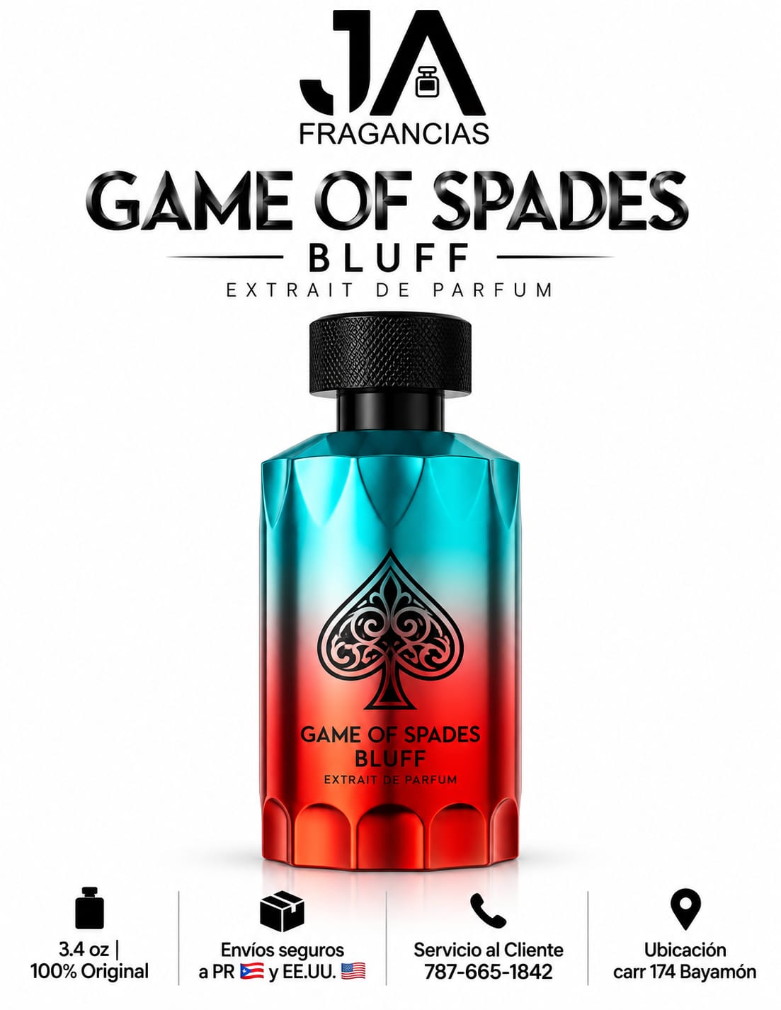 Game Of Spades Bluff Extrait De Parfum 5% De Descuento Adicional