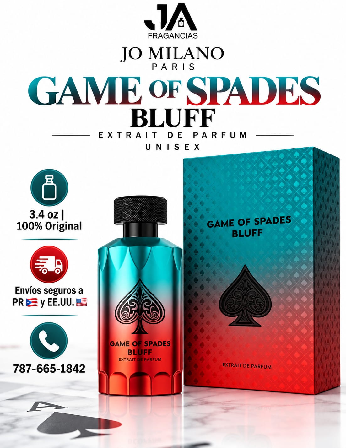 Game Of Spades Bluff Extrait De Parfum 5% De Descuento Adicional