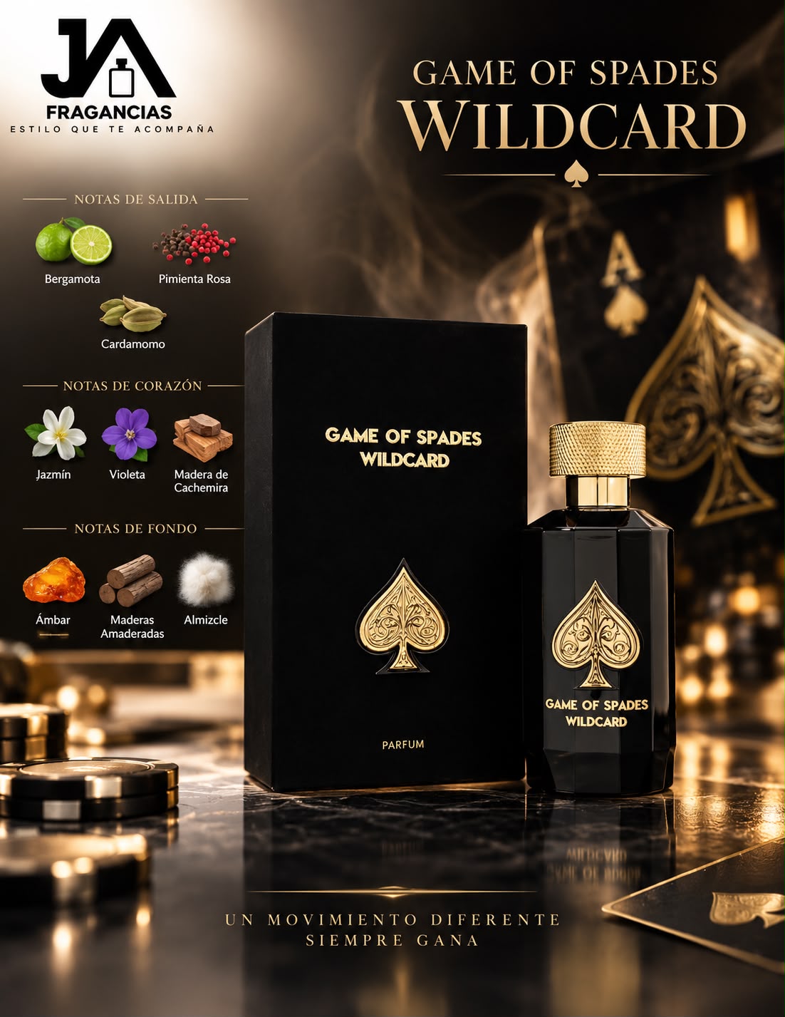 Game of Spades Wildcard 3.4 oz 5% De Descuento Adicional
