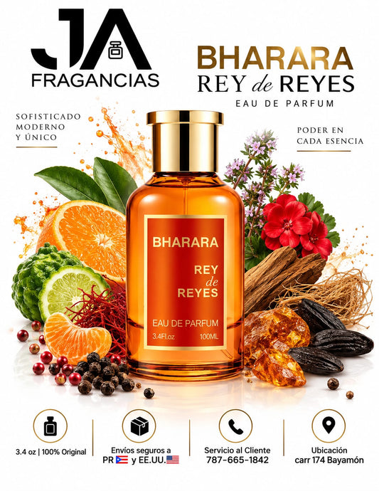 Bharara Rey de Reyes Eau De Parfum Orange 3.4oz 5% Descuento Adicional