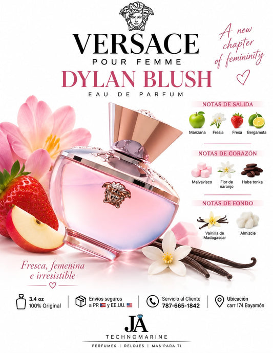 VERSACE DYLAN BLUSH PINK Pour Femme Eau de Parfum 3.4 oz 5% De Descuento Adicional (Copy)