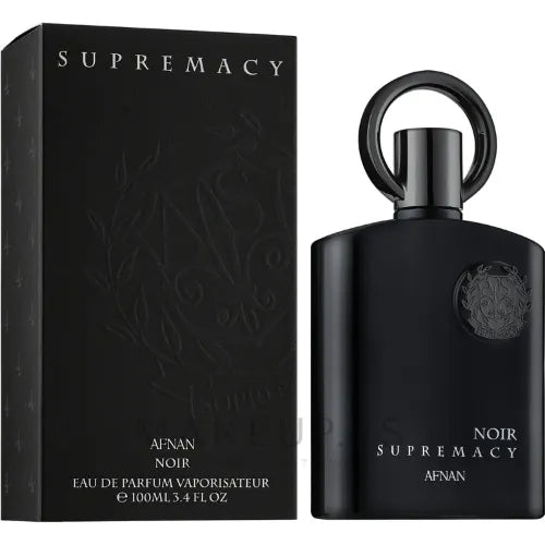 SUPREMACY NOIR AFNAN EAU DE PARFUM 3.4OZ 5% DE DESCUENTO ADICIONAL