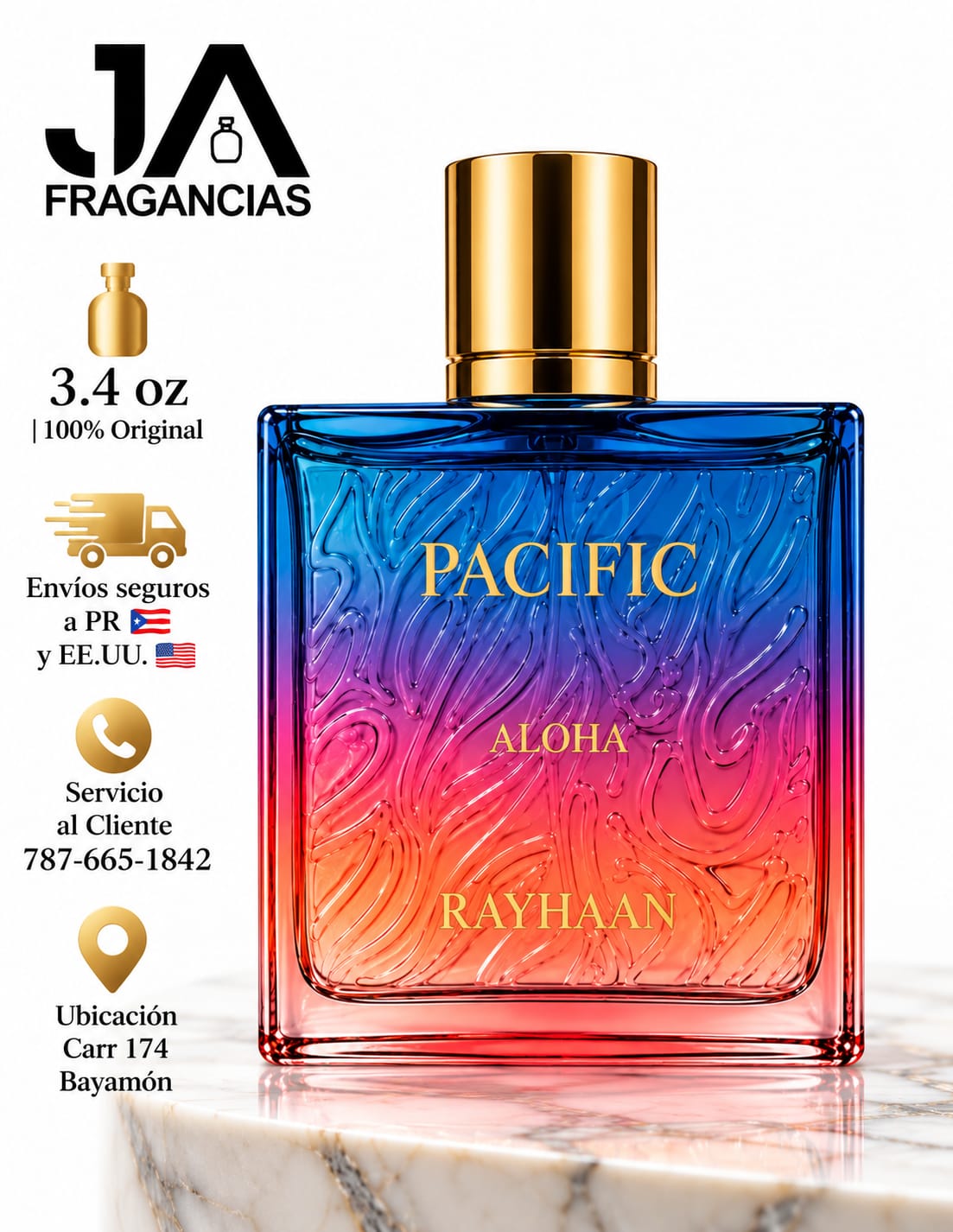 Rayhaan Pacific Aloha 3.3oz 5% De Descuento Adicional