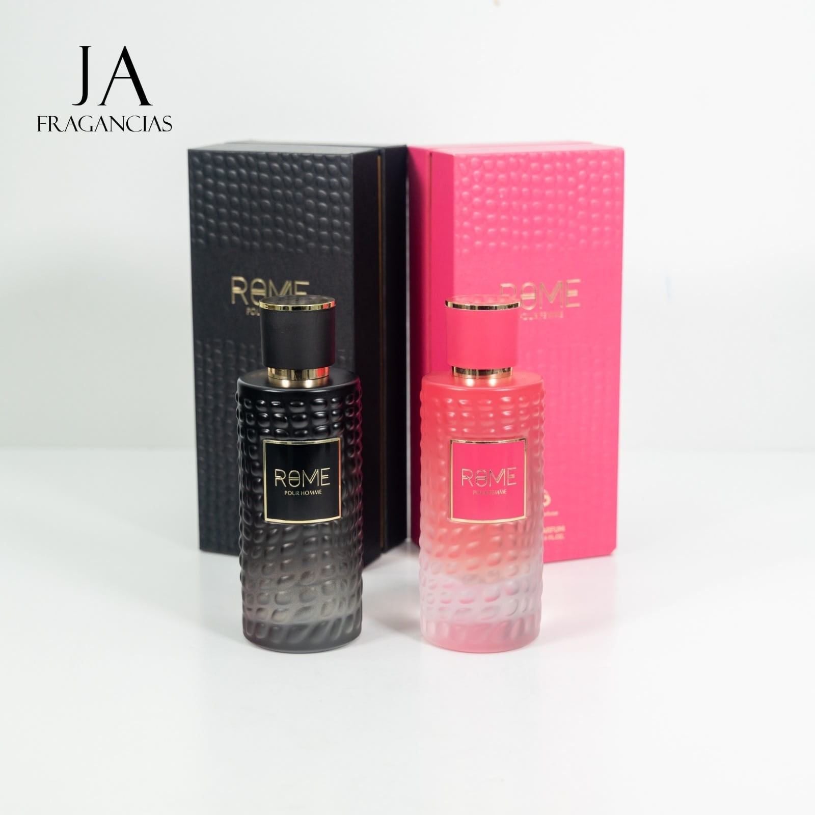 Combo Rome Mujer y Hombre 3.4 oz + Un Aceite Gratis