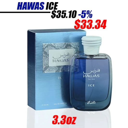 Hawas Ice Eau de Parfum 3.3oz