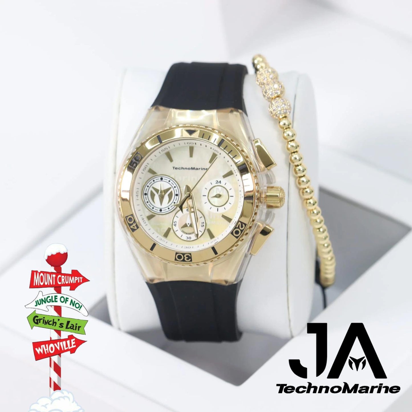Technomarine Ladies Cruise Quartz Watch gold 40mm