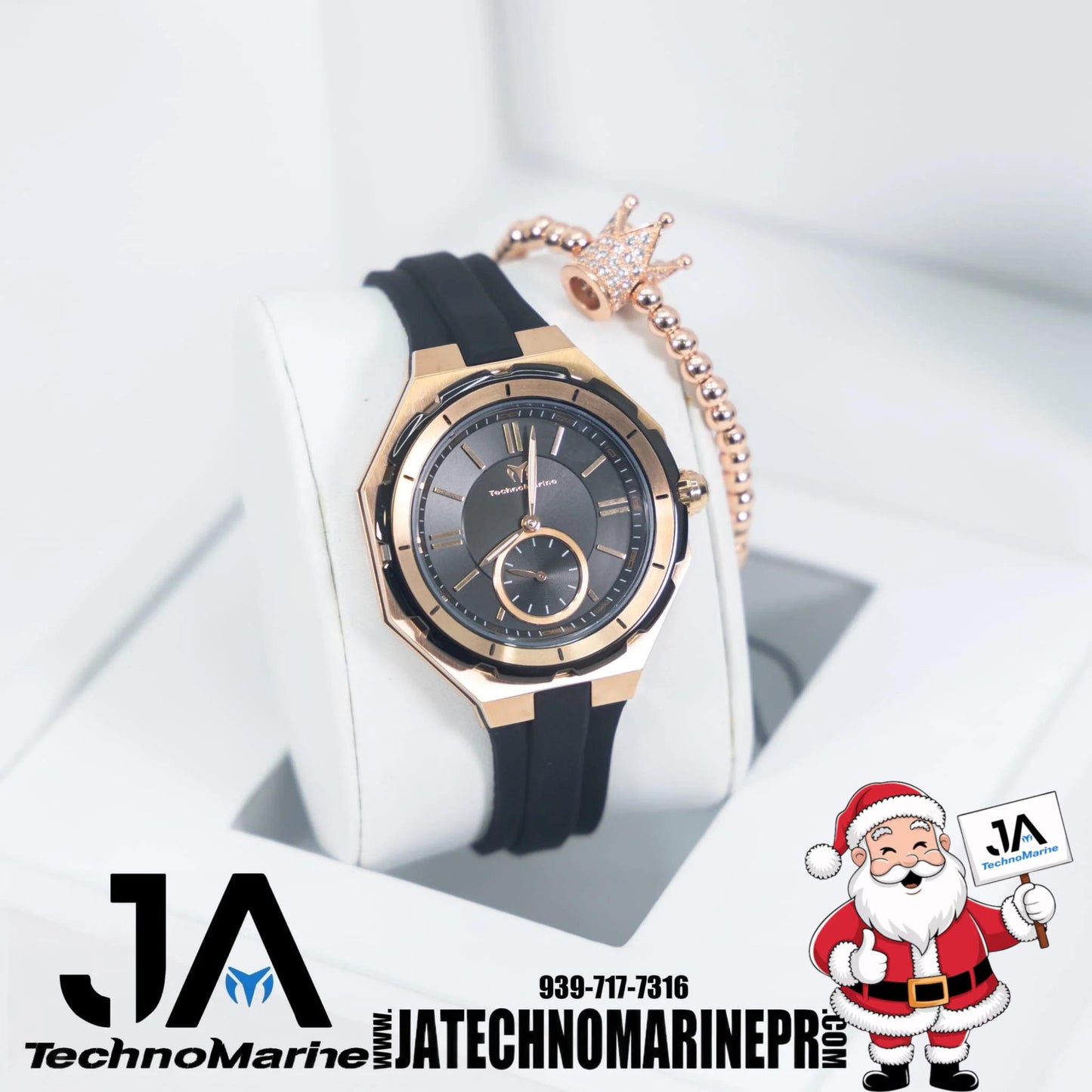 Technomarine Cruise Sea Lady Quartz Rose Gold Dial Watch 37mm