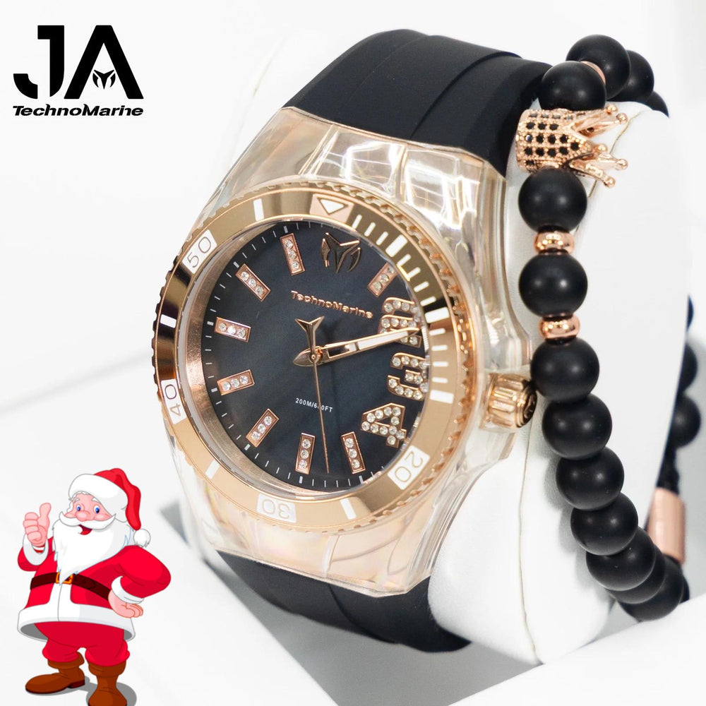 Technomarine Cruise Monogram 45mm Rose Gold Stainless steel Una Pulsera Gratis 5% De Descuento = $94.99