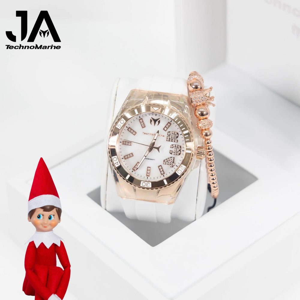 Technomarine Cruise Monogram 45mm Rose Gold Stainless steel Una Pulsera Gratis 5% De Descuento = $94.99