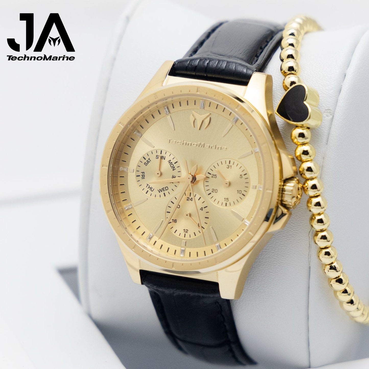 TechnoMarine MoonSun Women's Watch - 36mm, Black