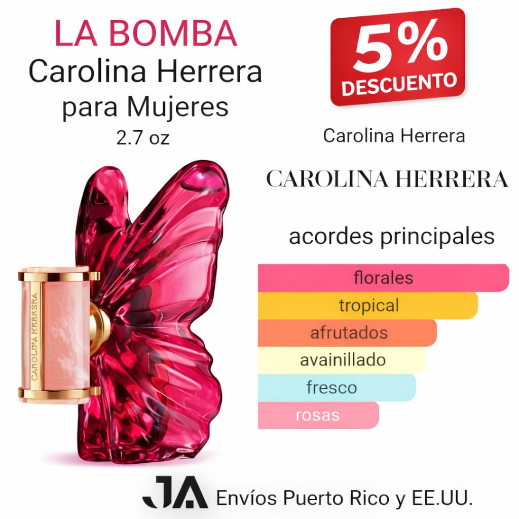 LA BOMBA CAROLINA HERRERA 2.7 OZ